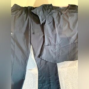 Dickies Women Set of Black Scrubs, Pants and Top